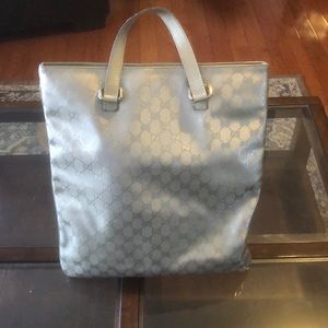 Metallic Gucci Tote